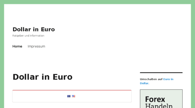 dollar-in-euro.com