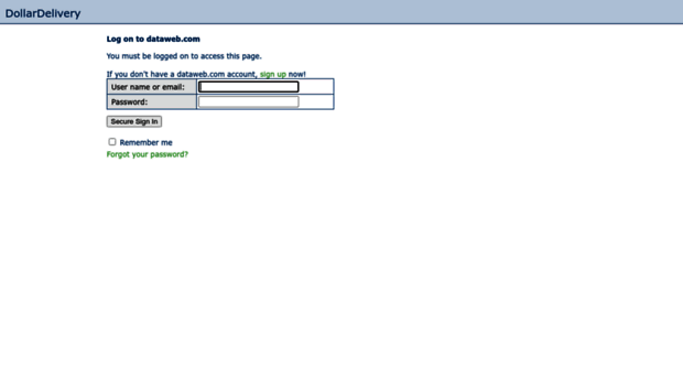 dollardelivery.dataweb.com