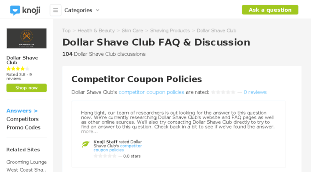 dollarshaveclub.knoji.com