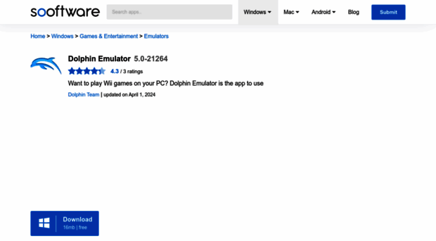 dolphin-emulator.sooftware.com