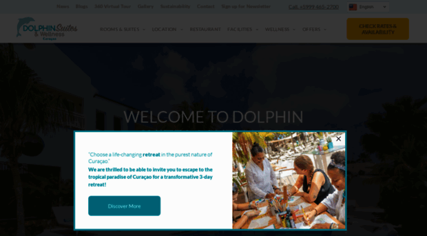 dolphinsuites-curacao.com