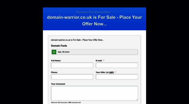 domain-warrior.co.uk