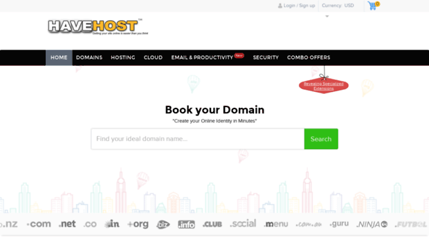 domain.havehost.com