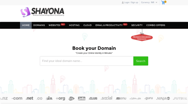 domain.shayona.biz