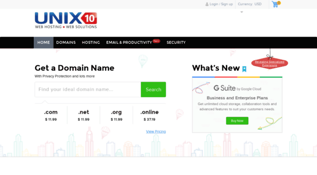 domain.unix10.com