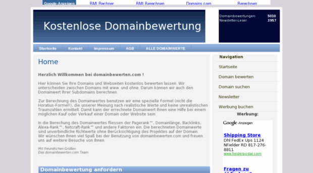 domainbewerten.com