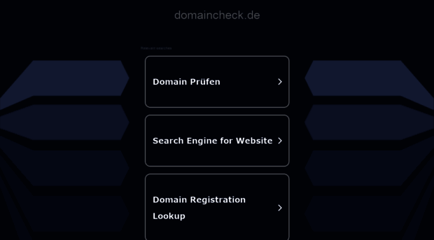 domaincheck.de