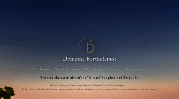 domaineberthelemot.com