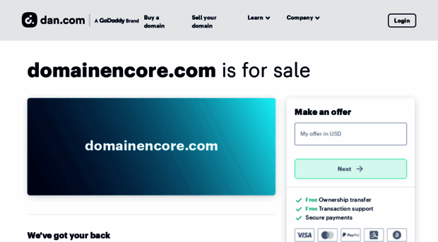 domainencore.com