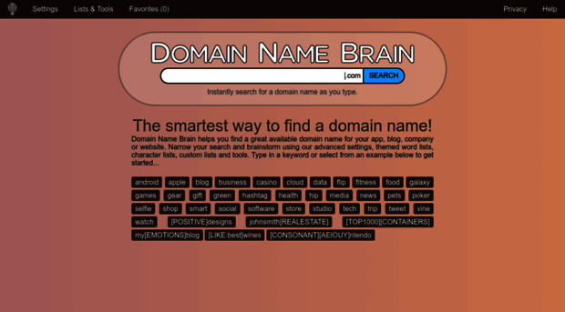 domainnamebrain.com