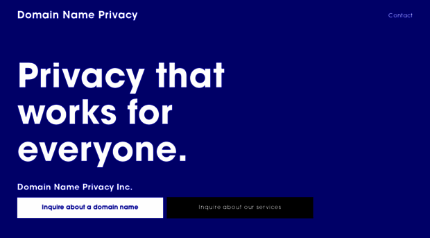 domainnameprivacyinc.com