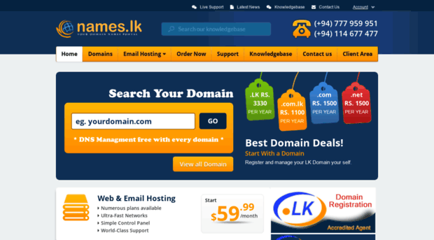 domainnames.lk