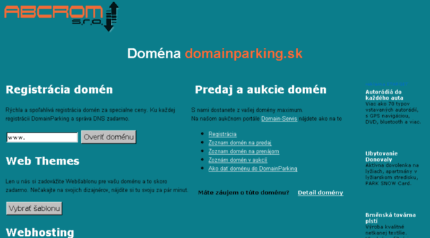 domainparking.sk