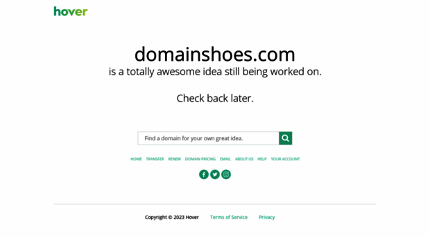 domainshoes.com