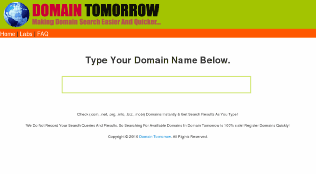 domaintomorrow.com