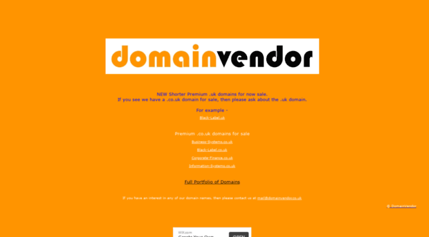 domainvendor.co.uk