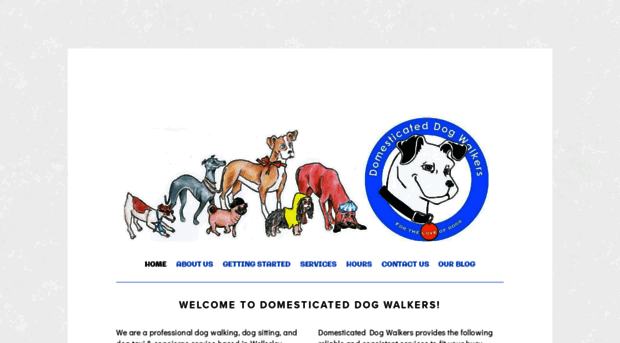 domesticateddogwalkers.com