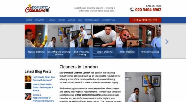 domesticcleaners.co.uk