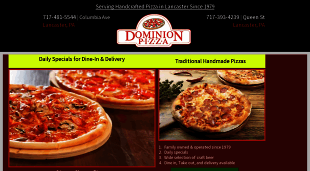 dominionpizza.com