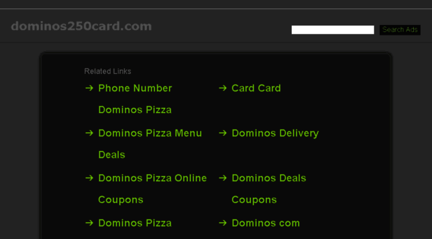 dominos250card.com