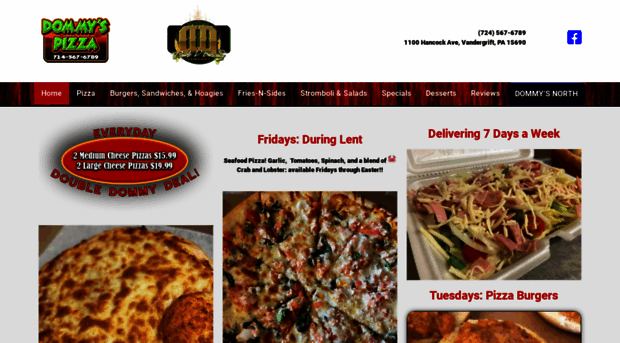 dommyspizza.com