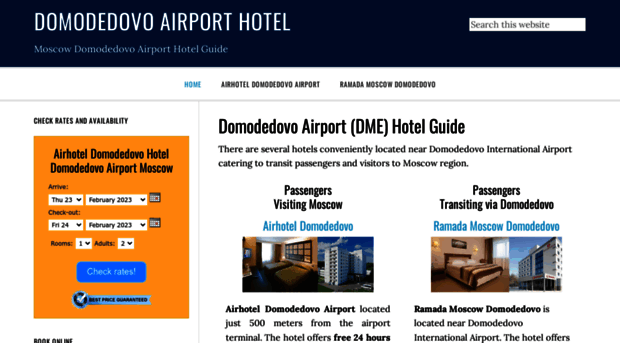 domodedovoairporthotel.com