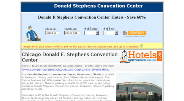 donaldestephensconventioncenter.net