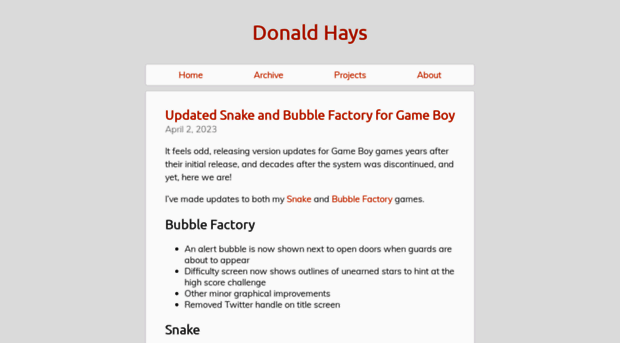 donaldhays.com