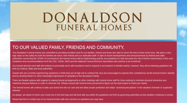 donaldsonfuneralhome.com