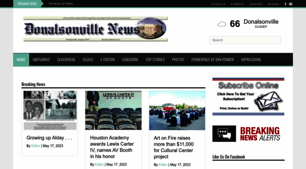 donalsonvillenews.com