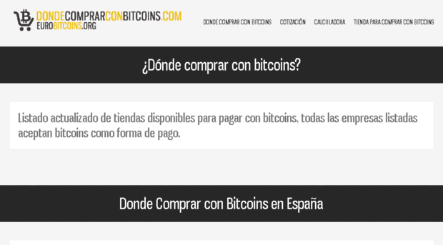 dondecomprarconbitcoins.com