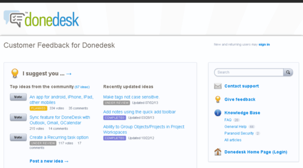 donedesk.uservoice.com