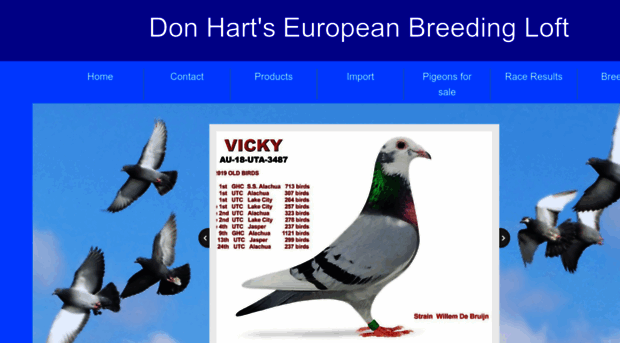 donhartspigeons.com