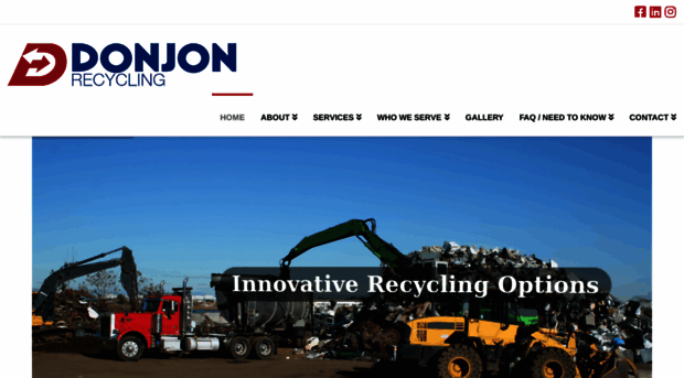 donjonrecycling.com