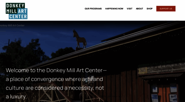 donkeymillartcenter.org