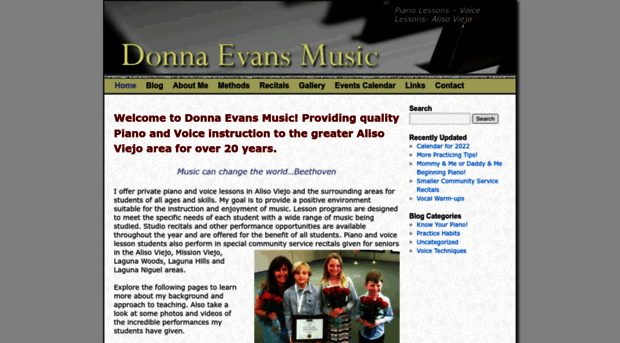 donnaevansmusic.com