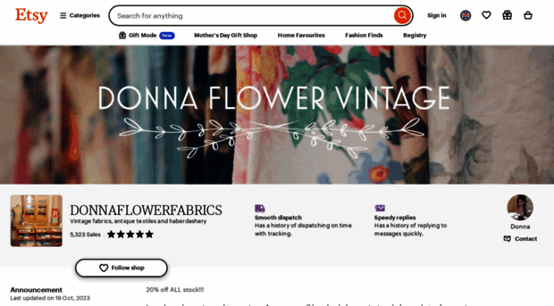 donnaflowervintage.com