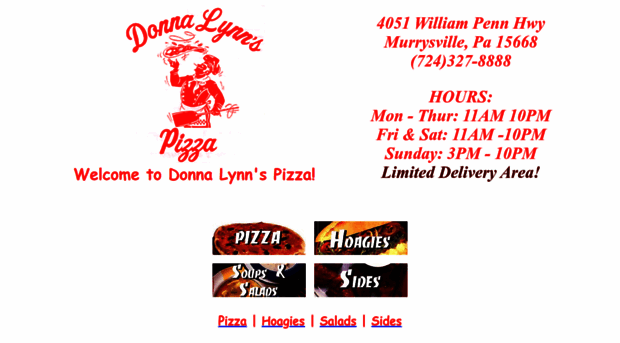 donnalynnspizza.com