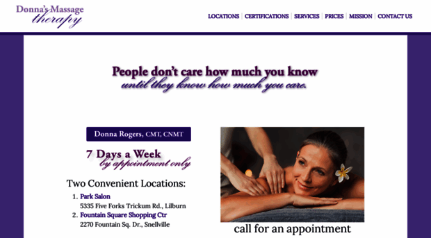 donnasmassagetherapy.com