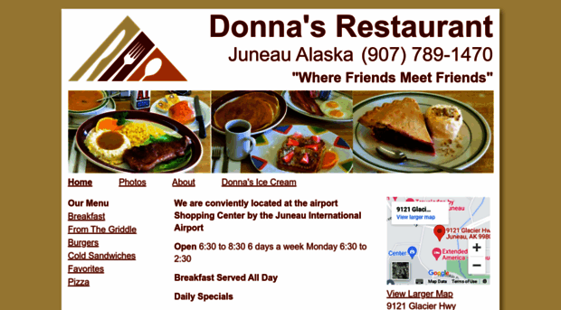 donnasrestaurant.com