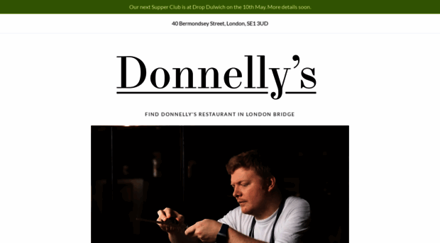 donnellysrestaurant.co.uk