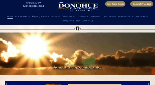 donohuefuneralhome.com