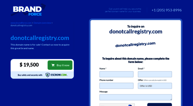 donotcallregistry.com