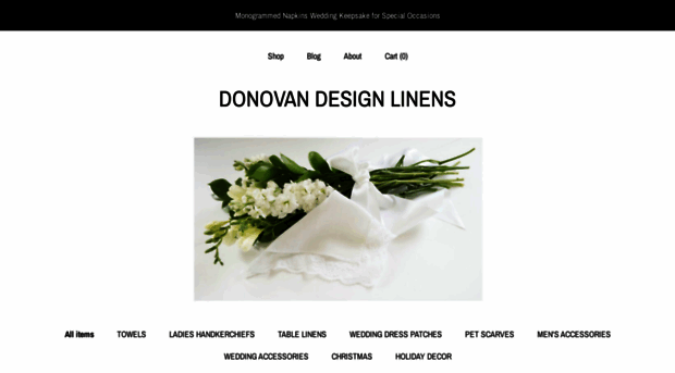 donovandesignlinens.com