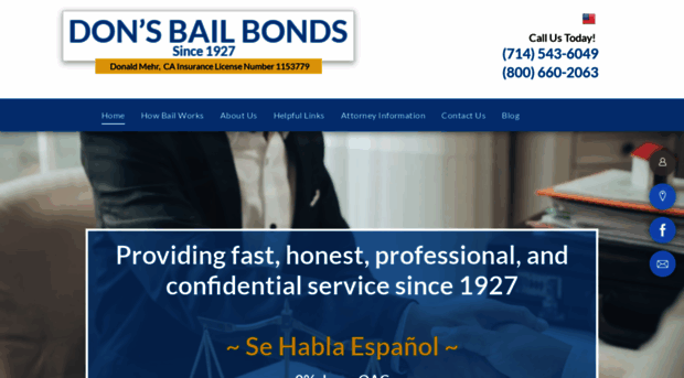 donsbailbonds.com