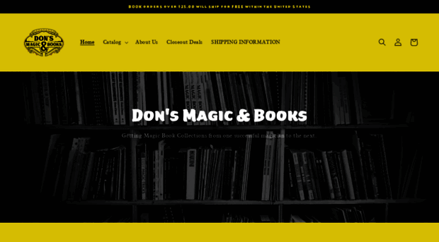 donsmagicandbooks.com