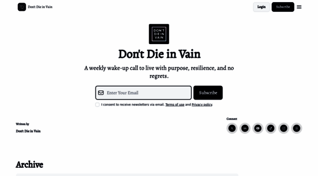 dontdieinvain.beehiiv.com