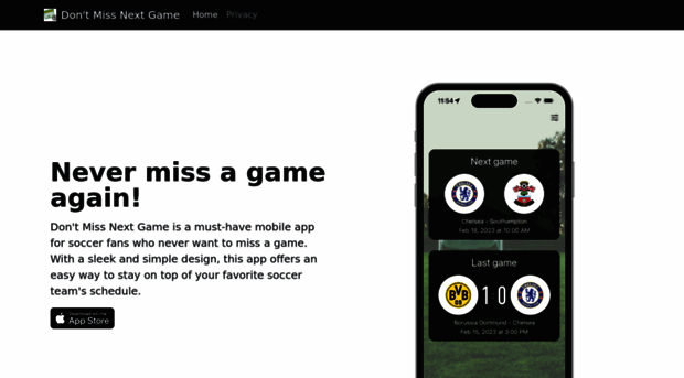 dontmissnextgame.com