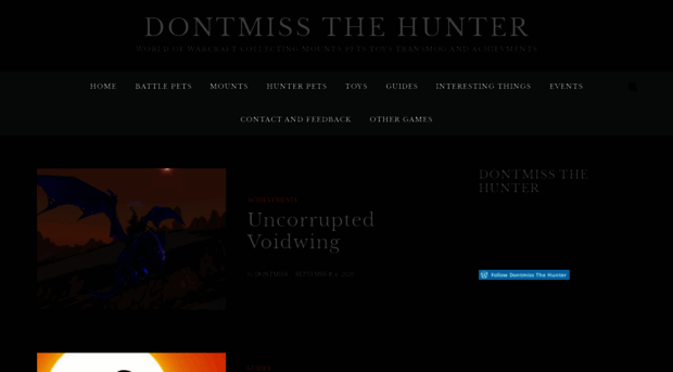 dontmissthehunter.com