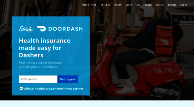 doordash.stridehealth.com